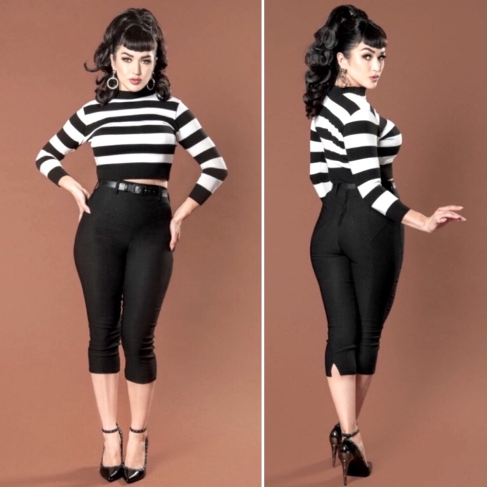 Pinup couture X Traci Lords capri pants 2xl